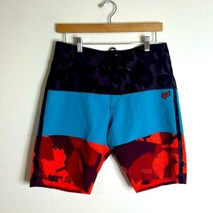 Fox Racing Board Shorts Swim Shorts 9" men outdoors sz 30